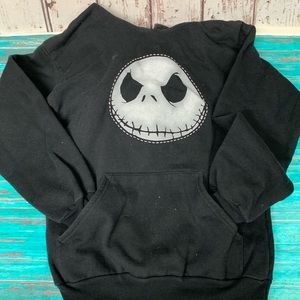 Jack Skeleton Black Pull Over Hoody sz L